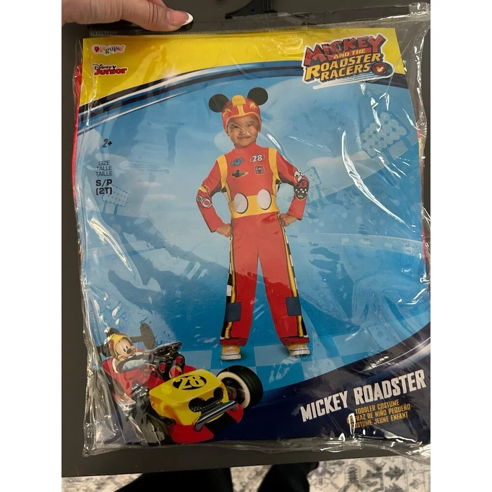 Boy's Red Mickey Roadster Toddler Costume Size 2T - Picture 6 of 6